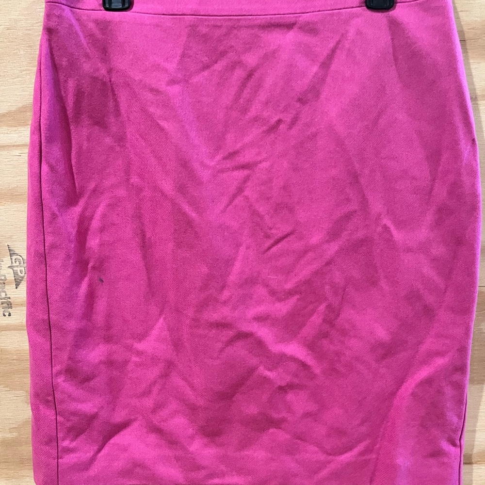 J. Crew Vibrant Pink Pencil Skirt